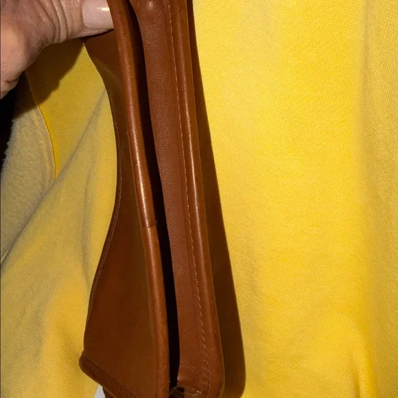 Coach vintage Saddle Brown Leather Zip Pouch Wallet very supple leather - Picture 7 of 16